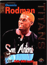 1995 SIGNATURE ROOKIES TETRAD TITANS 1of30,000 DENNIS RODMAN #T2 3V54