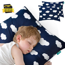 Toddler Pillow for Sleeping, Kid Pillow 14" X 19" for Small Travel Bed, Nap Pill