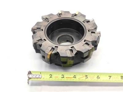SANDVIK 6'' O.D. FACE MILL 1 1/2 PILOT 5/8 KEY HOLDS 10 INSERTS 6.0 MODULMILL