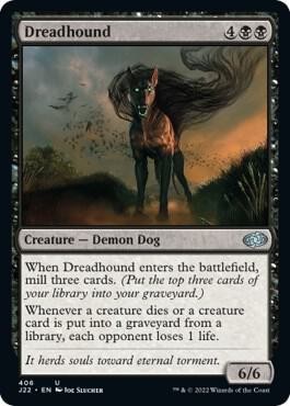 Dreadhound 406 Uncommon Jumpstart 2022 Magic: The Gathering NM/M