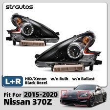 Hid Headlights For 2009-2020 Nissan 370z Black Bezel Wo Bulbballast Leftright