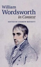 William Wordsworth in Context by Andrew Bennett (English) Hardcover Book