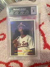 1990 SCD Baseball Michael Jordan #51 Hand Cut PCG 8 White Sox