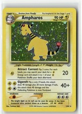 Ampharos *SWIRL* 1/64 Rare Neo Revelation Pokemon Unlimited Holo NM