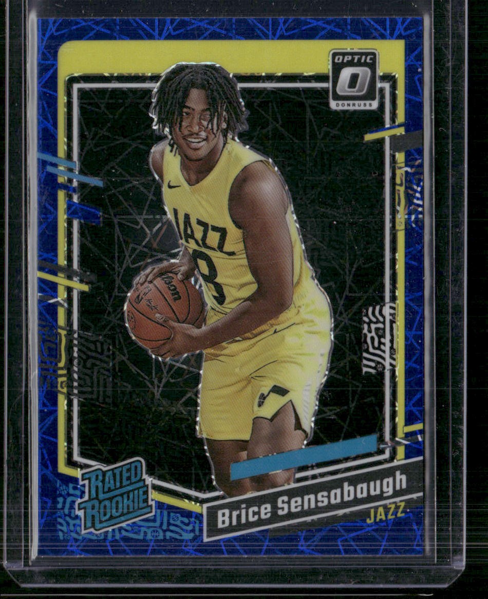 2023-24 Donruss Optic #209 Brice Sensabaugh Blue Velocity