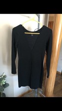 Womens Forever 21 Long Sleeve Black Dress Size S EUC