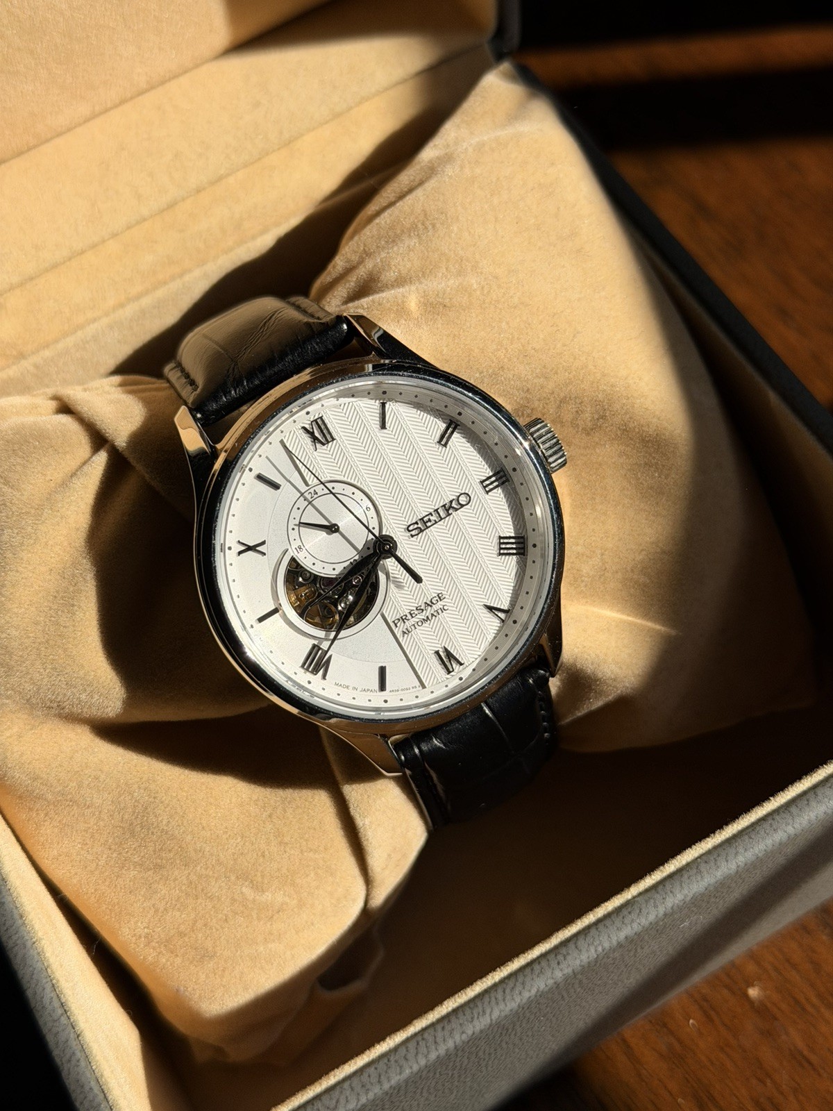 SEIKO PRESAGE BASIC SARY095 White Automatic Mecha… - image 4