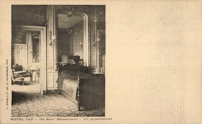 Ak Paris VIIIe Élysée, Boulevard Haussmann, Hotel Cap, Eine Wohnung - 4253915