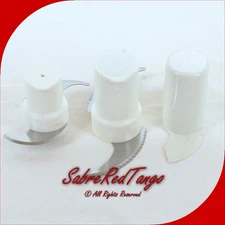 KITCHENAID FOOD PROCESSOR SET OF 3 MINI MULTI DOUGH BLADES KFP600 KFPM650