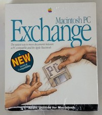 Vintage Apple Computer Macintosh PC Exchange Software Mac 1992 NEW/SEALED
