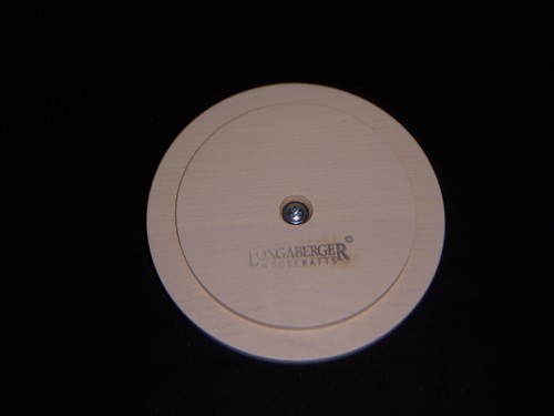 Longaberger 2002 Horizon of Hope cestino combinato e spilla e coperchio Woodcrafts NUOVO! - Foto 8 di 9