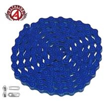 KMC ALTALINE Single Speed BIKE DK BLUE Chain 1/2x1/8x112 LINKS Cruiser FIXIE BMX