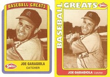 2 DIFFERENT BASEBALL CARD LOT OF JOE GARAGIOLA  514