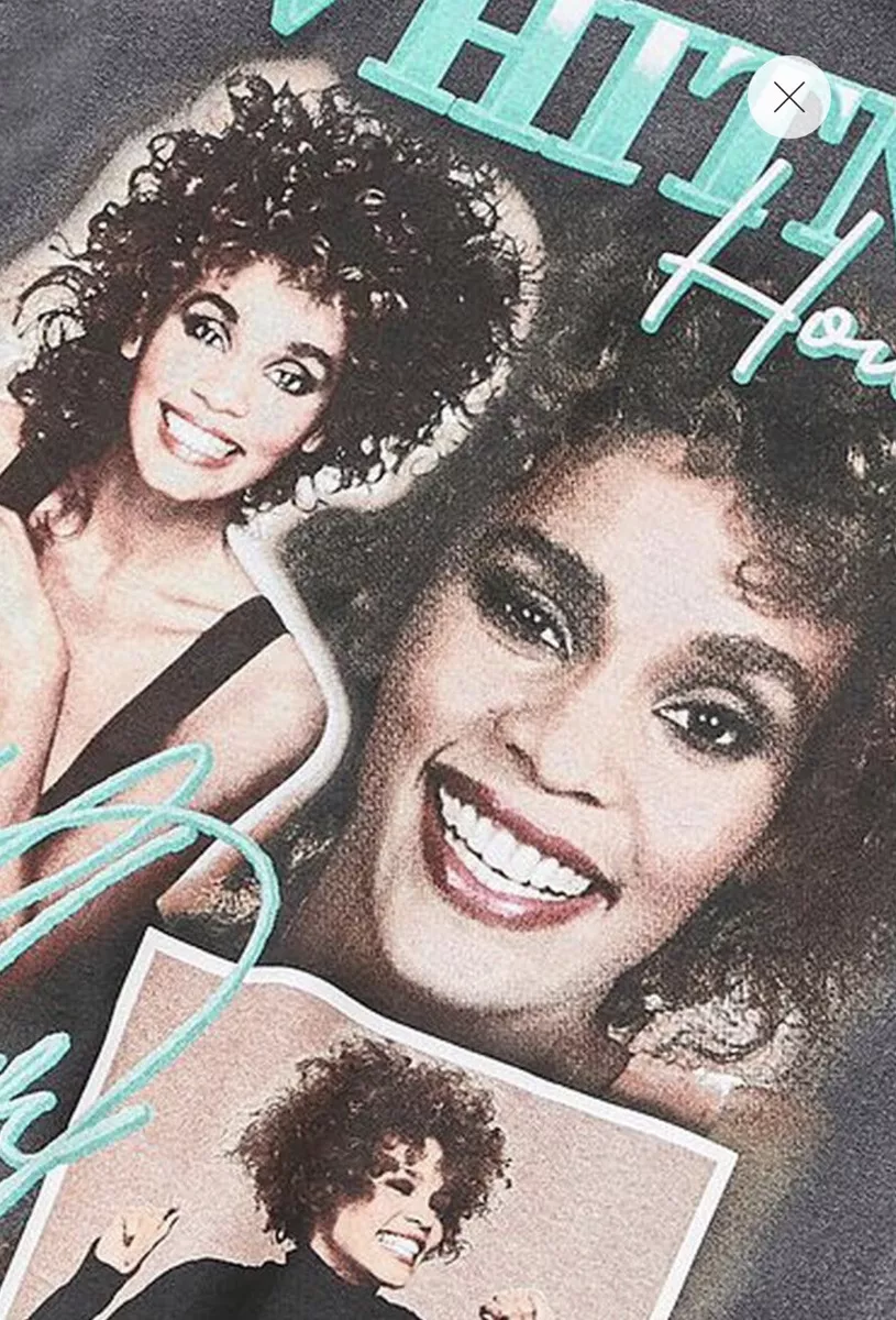 whitney houston shirt forever 21