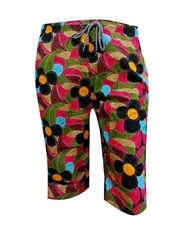 Mens Cargo Swim Shorts Summer Beachwear Swimming Surf Board Printed 3/4 Pants