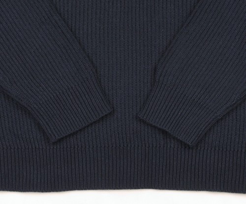 BNWT JACK & JONES Men's Navy Blue Ribbed Knit Long Sleeve Jumper Sweater XL - Picture 8 of 24