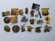 20PCS Baby Yoda Star Wars The Mandalorian Stickers for Laptop Skateboard Home