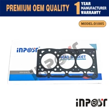New D1005 Cylinder Head Gasket Metal Fit For Kubota Bobcat 1G040-03310