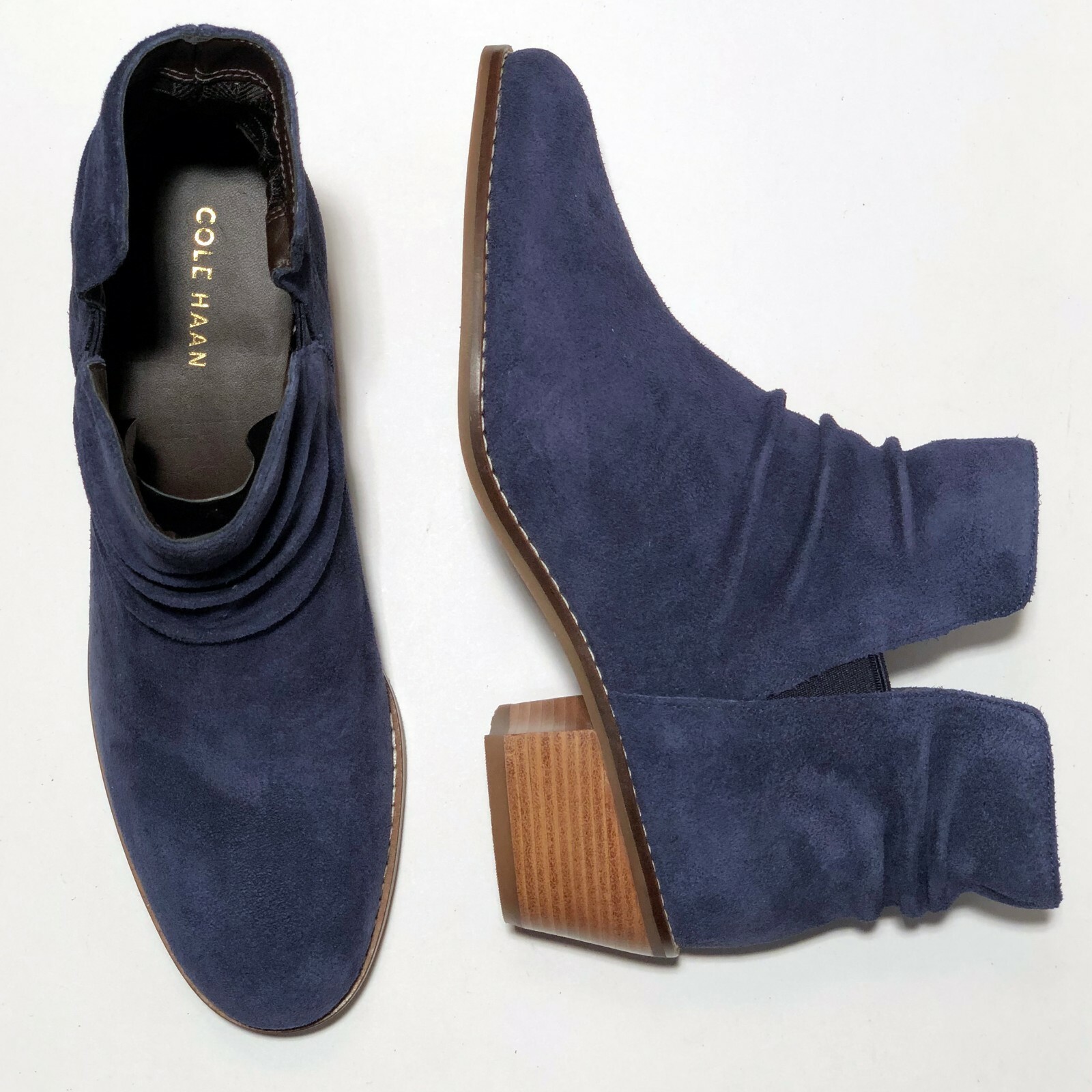 alayna slouch suede bootie