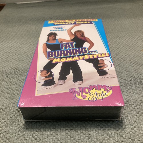 I Hate To Exercise Workout FAT BURNING...MOMMY STYLE! (2001, VHS) NEW SEALED - Picture 3 of 4