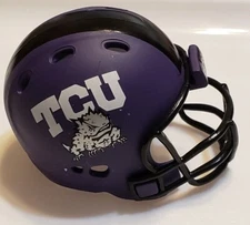 TCU HORNED FROGS  BIG 12 #1431 FOOTBALL POCKET PRO HELMET RIDDELL