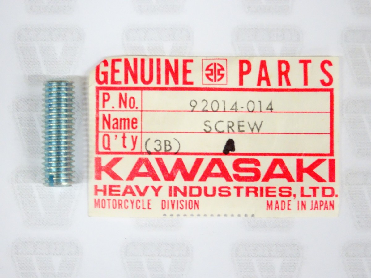 Kawasaki NOS NEW 92014-014 Slotted Screw 8x25 Z1 KZ KZ1000 KZ900