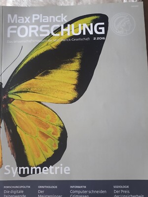 Max Planck Forschung Heft 2.2016 Schwerpunkt:Symmetrie,Big Data,Computer-Anim.