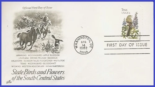 USA3 #1995 U/A ARTCRAFT FDC   Texas