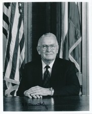 Bill Clements - Signed B&W Photograph (Gov. of Texas)