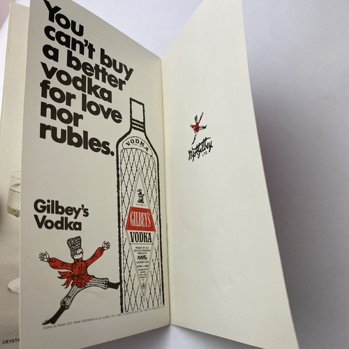The Vodka Book Gilbey's Cocktails Vintage Recetas Años 50 60 Folleto Anuncio Impreso - Imagen 5 de 7