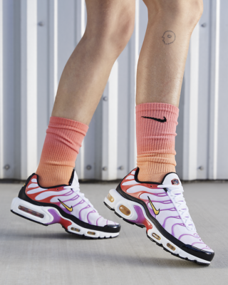 Nike Air Max Plus White Red Magenta (Women's) DZ3671 100 Size 5 US