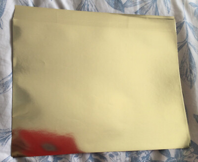 25 Sheets Gold Foil reflective A4 94gsm 1-Sided Paper for Cardmaking ...