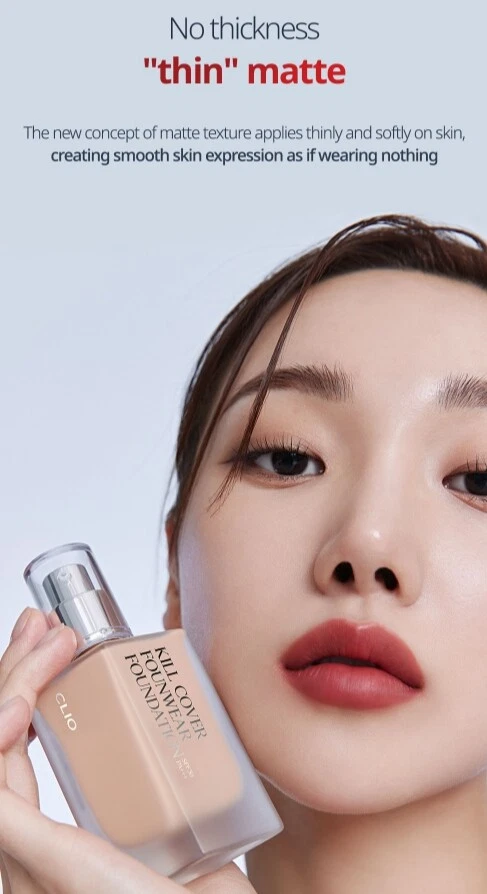 Base CLIO Kill Cover Founwear 38 g 3 colores base cubierta perfecta nueva Foto 3 de 4