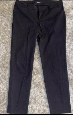 Old Navy Womens Pants Size 10 Pixie Gray Ankle Mid Rise 9 
