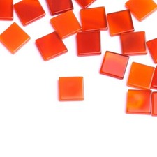 Natural Carnelian Square Shape Flat Cabochon AAA Quality Gemstone For jewelry