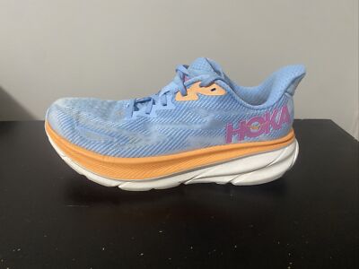 HOKA Clifton Running Shoe AIRY BLUE ICE WATER Size 9B Women