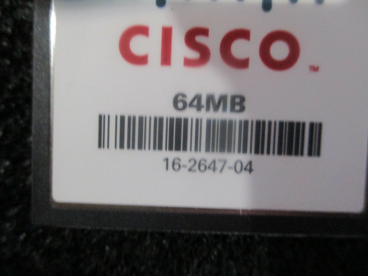 あいすのみ＊確認用゜ Lot of Cisco 64MB Flash Cards. PN's: 16-2647-04 & 16-2647-02. One