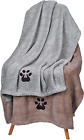 Dog Towels for Drying Dogs - Pack of 2 - Super Absorbent Soft