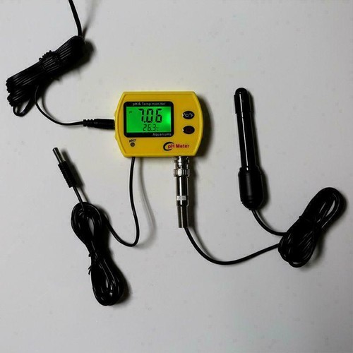 Digital Online pH Meter Aquarium Water Quality Monitor Analyzer +Thermometer &PH - Picture 2 of 12