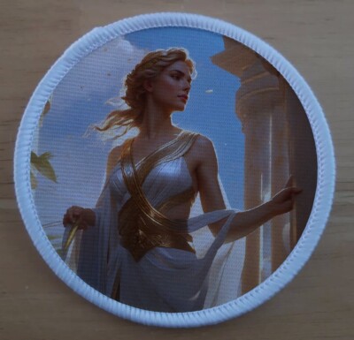 Helen of troy griechische Mythologie Trajan Pferd 3'' Sublimation Patch Abzeichen