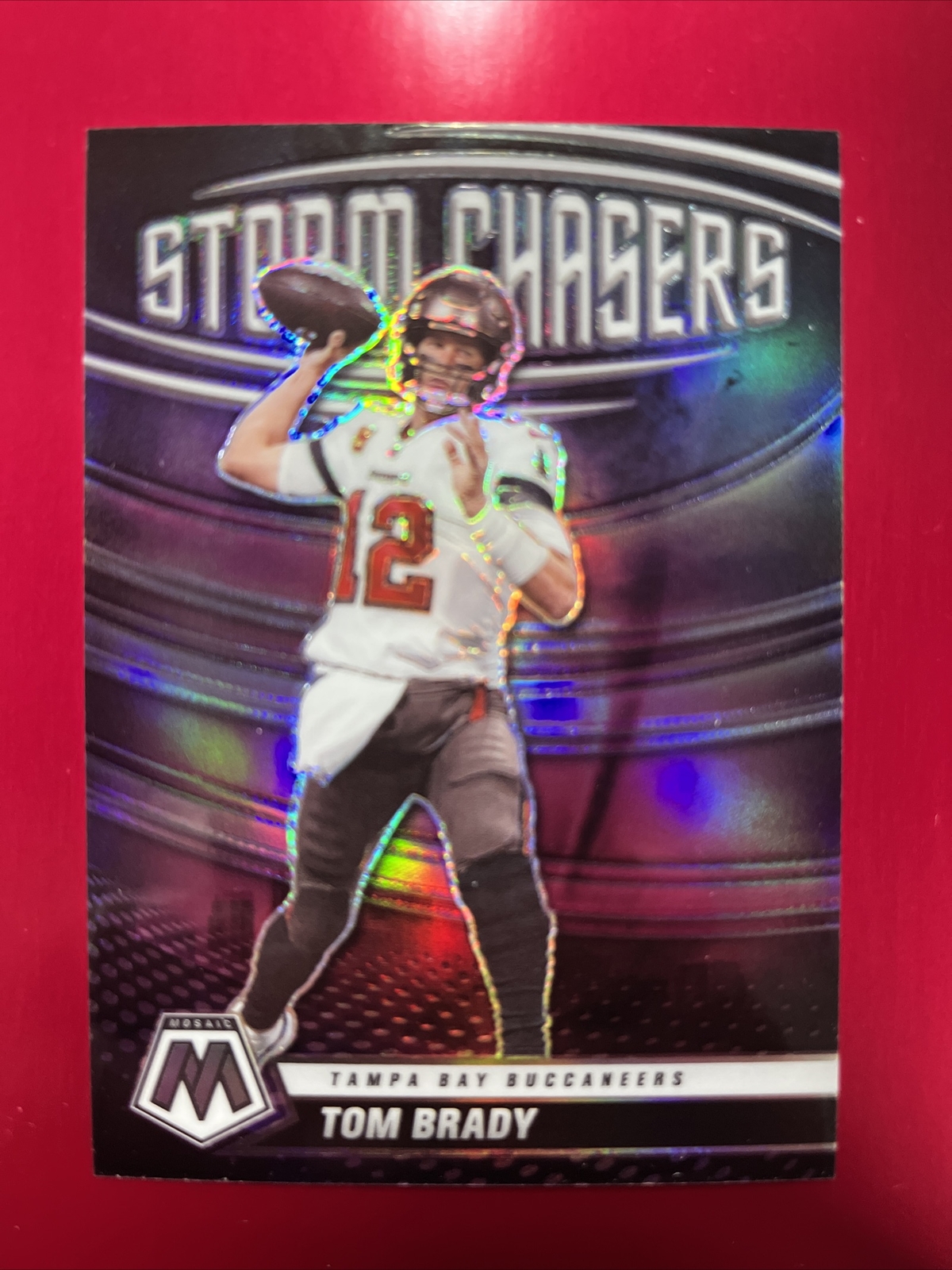 2022 Panini Mosaic TOM BRADY Storm Chasers Prizm SSP Case Hit GOAT 👀🐐🏟️🏈🔥