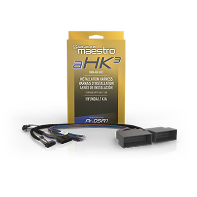 iDatalink HRN-AR-HK3 AHK3 Amplifier Replacement Harness for Select Hyundai & Kia