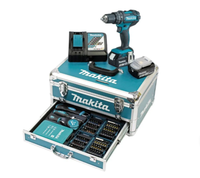 Makita Akku Schlagbohrschrauber DHP482RFX9 18V 3AH 62Nm 2 Akkus Im Alukoffer