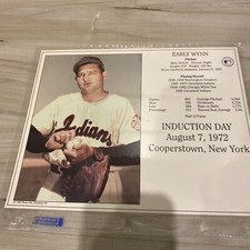1995 PHOTO FILE  Early Wynn HOF 8x10 Cleveland Indians MLB