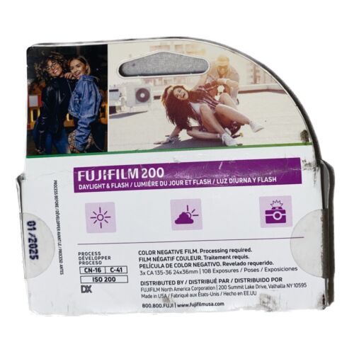Fujifilm Fujicolor 200 Farbnegativfilm für ISO 200 Kamera Kleinbild Rollfilm 3 Stück - Bild 2 von 3