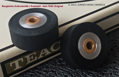 MARKENLOS - BAUGLEICHES ERSATZTEIL Nuevo rodillo de presión para TEAC X-1000 Series pinch roller - Reel tape recorder