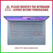 Cover for ASUS VivoBook 14 X412FA 14 inch Laptop USA Version- Silicone Keyboard