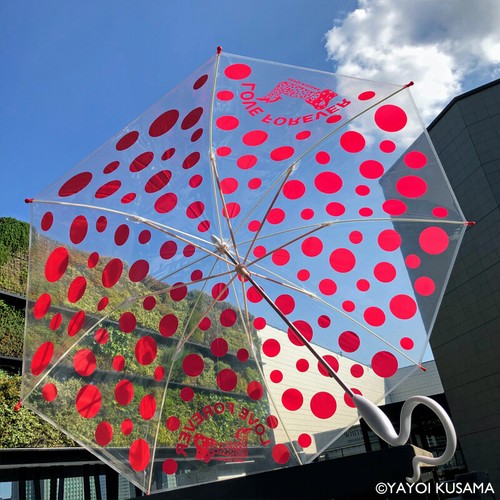 Yayoi Kusama Umbrella LOVE FOREVER Red Polka Dots Lammfromm Art from Japan - Picture 8 of 9