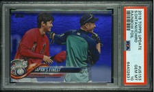 2018 Topps Update SHOHEI OHTANI & ICHIRO Japan's Finest PSA 10 Gem Mint US153