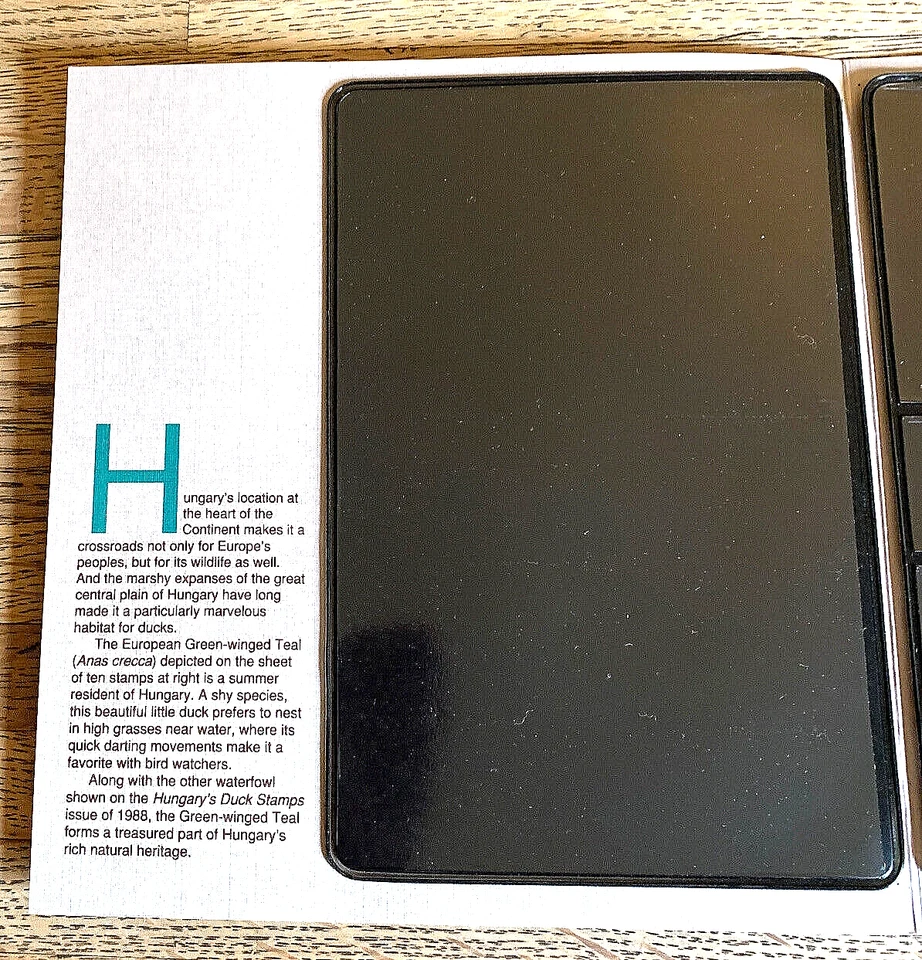 匈牙利邮票,匈牙利鸭邮票(5 + souv sht),1988 年,clr 安装 #3136-3141 — 第 2/4 张图片